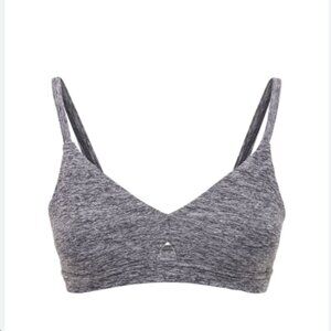 Alo Alosoft Heather Gray Cami Sports Bra Large